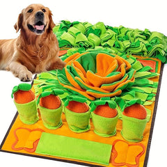 Interactive Pet Snuffle Mat Slow Feeder Dog Puzzle Toy for Training and Play