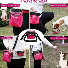 Dog Treat Pouch Pet Training Bag For Small To Large Dogs