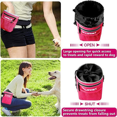 Dog Treat Pouch Pet Training Bag For Small To Large Dogs