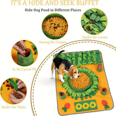 Dog Snuffle Mat Toy for Stress Relief & Slow Feeding