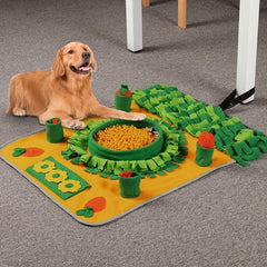 Dog Snuffle Mat Toy for Stress Relief & Slow Feeding