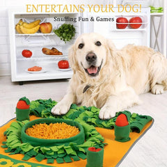 Dog Snuffle Mat Toy for Stress Relief & Slow Feeding