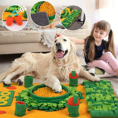 Dog Snuffle Mat Toy for Stress Relief & Slow Feeding