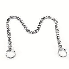 Adjustable Dog Chain Collar for Training - P Chain Dog Collar