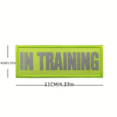 Reflective Service Dog Training Patches for Vest - Do Not Pet