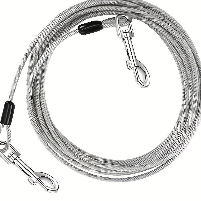 7ft Tie Out Cable for Dogs Up to 199.58 KG