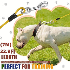 7ft Tie Out Cable for Dogs Up to 199.58 KG