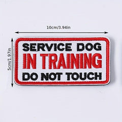 Service Dog Vest with 'Working Dog Do Not Touch' Patch