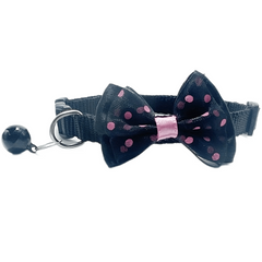 Knitted Cat Collar with Bell and Buckle