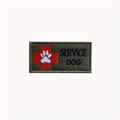Service Dog Patch For Vest Harness Backpack Embroidered Patch