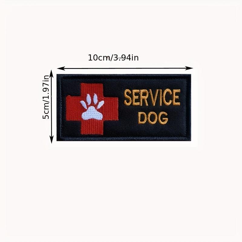 Service Dog Patch For Vest Harness Backpack Embroidered Patch