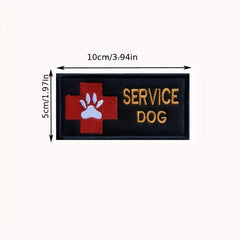 Service Dog Patch For Vest Harness Backpack Embroidered Patch
