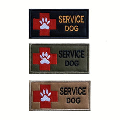 Service Dog Patch For Vest Harness Backpack Embroidered Patch
