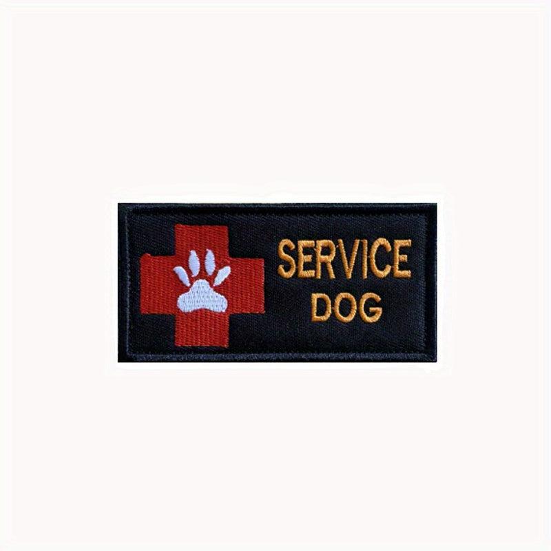 Service Dog Patch For Vest Harness Backpack Embroidered Patch