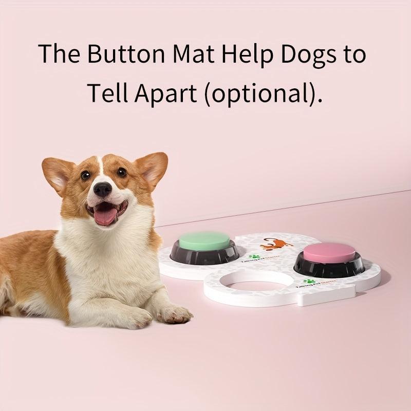 Dog Talking Buttons with Mat for Communication and Training