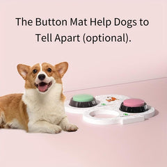 Dog Talking Buttons with Mat for Communication and Training