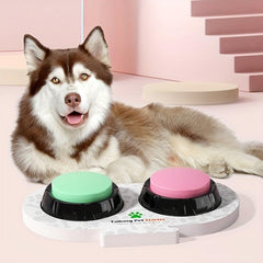 Dog Talking Buttons with Mat for Communication and Training