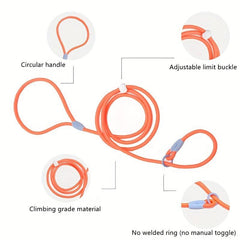 Adjustable Dog Training Lead Leash Rope For Outdoor Walking