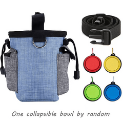 Durable Pet Treat Bag with Clip and Drawstring for Training
