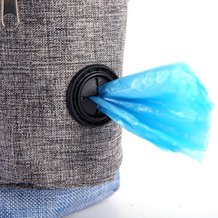 Pet Treat Bag for Training and Travel with Waist Belt for Dogs and Cats