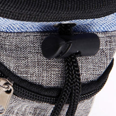 Pet Treat Bag for Training and Travel with Waist Belt for Dogs and Cats
