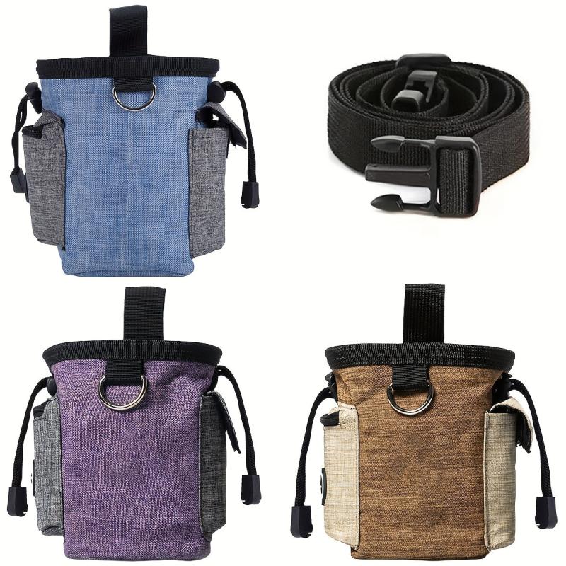 Pet Treat Bag for Training and Travel with Waist Belt for Dogs and Cats