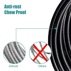 Durable Steel Wire Dog Tie Out Cable for Indoor Outdoor Training