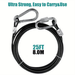 Durable Steel Wire Dog Tie Out Cable for Indoor Outdoor Training