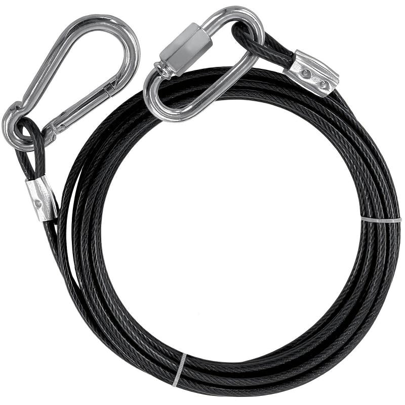 Durable Steel Wire Dog Tie Out Cable for Indoor Outdoor Training