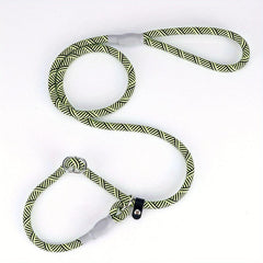 Heavy Duty Striped Dog Slip Lead Leash - No Pull Pet Training Leash
