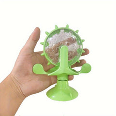 Interactive Dog Puzzle Toy Treat Dispensing Windmill Training Pet Supplies