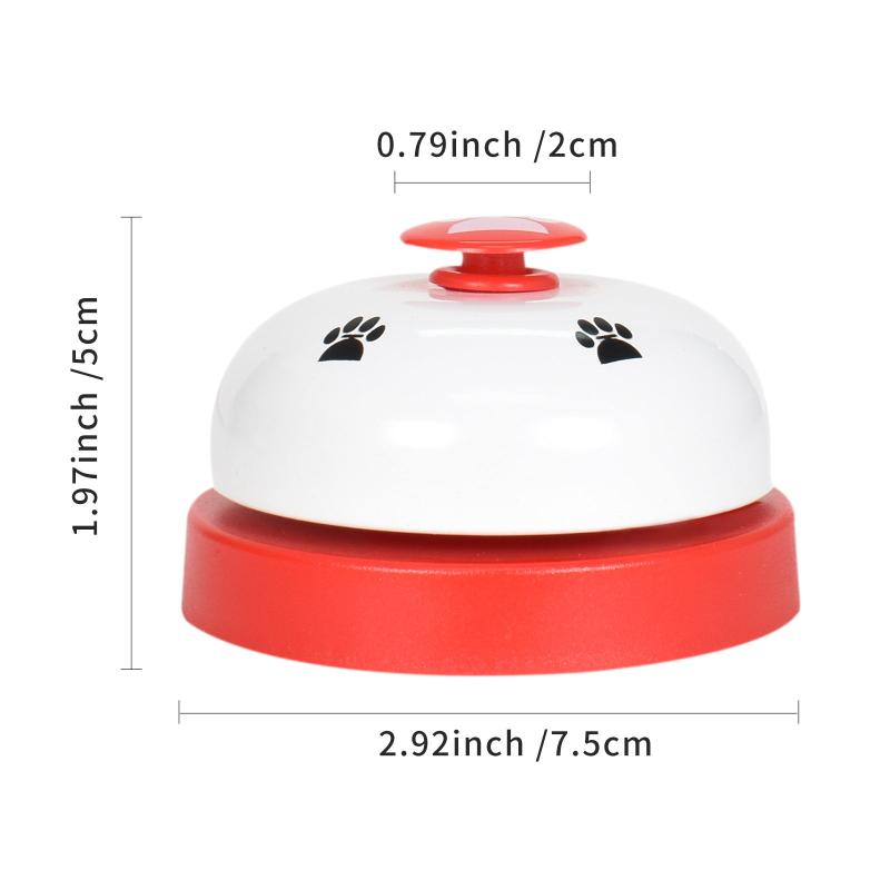 2pcs Pet Training Bell Big Button Dog Cat Doorbell Potty Training