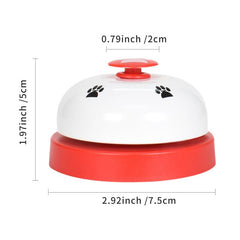 2pcs Pet Training Bell Big Button Dog Cat Doorbell Potty Training