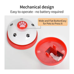 2pcs Pet Training Bell Big Button Dog Cat Doorbell Potty Training
