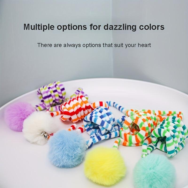 Interactive Hanging Cat Ball Toy with Bell