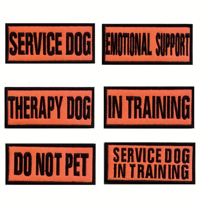 Service Dog Training Patches Do Not Pet Vest Patches