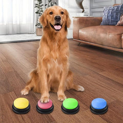 4 Colors Non-Slip Buttons Pet Communication Training Kit