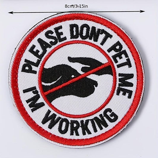 Service Dog Harness Embroidered Patch Guide Blind Dog