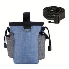 Dog Treat Pouch for Training and Walks Carry Kibble Snacks and Toys