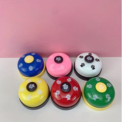 Pet Intelligence Toy Dog Cat Trainer with Footprints Press Bells