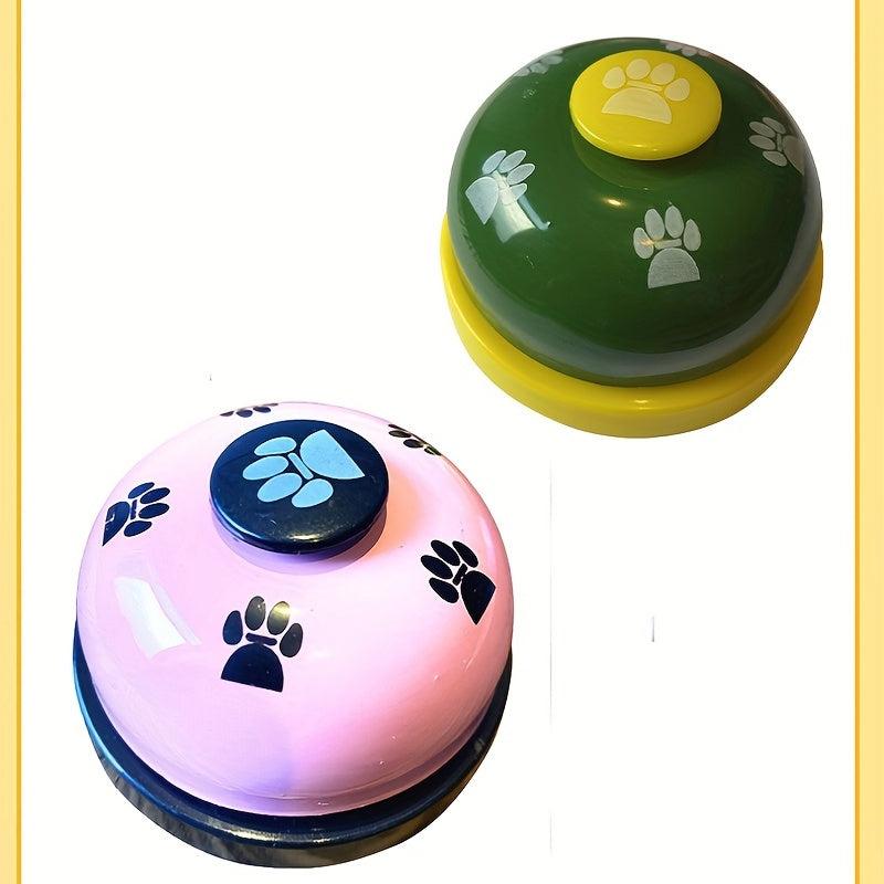 Pet Intelligence Toy Dog Cat Trainer with Footprints Press Bells