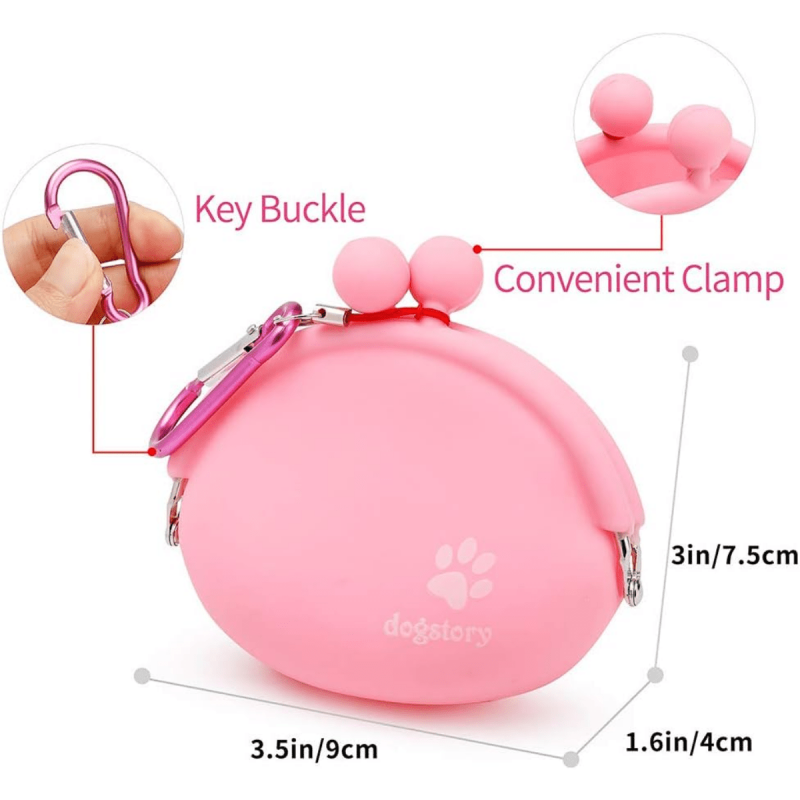 2pcs Dog Treat Training Pouch Portable Dog Food Bag Pack
