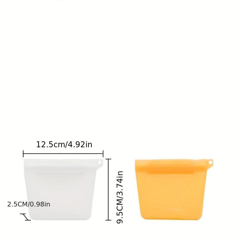 Silicone Dog Food Storage Bag Portable Dog Training Bags Outdoor Pet Supplies