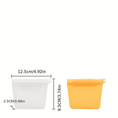 Silicone Dog Food Storage Bag Portable Dog Training Bags Outdoor Pet Supplies