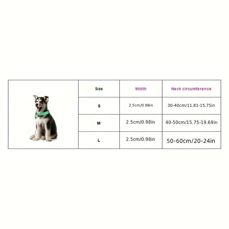 1PC Dog Training Collar Professional Results Nylon Collar Medium Large Dogs