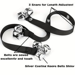 Hanging Dog Bell for Potty Training with 3 Bells