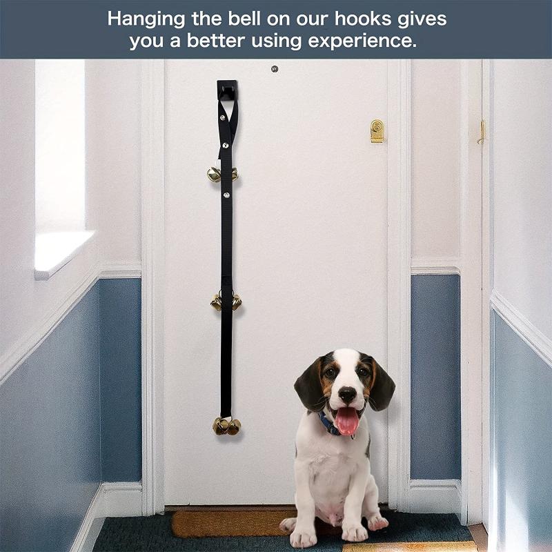 Hanging Dog Bell for Potty Training with 3 Bells