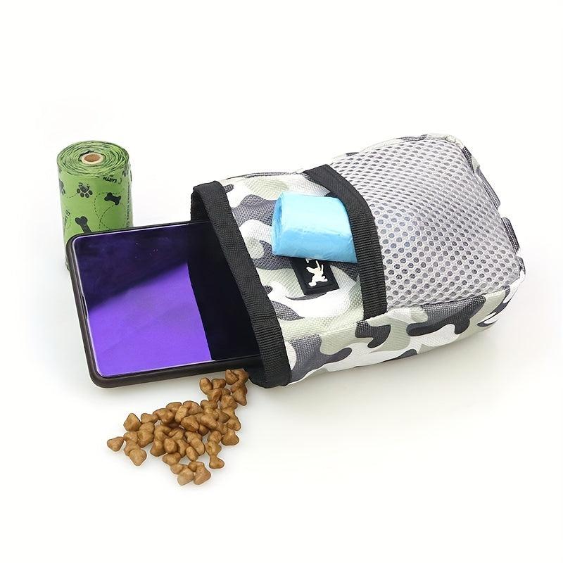 Pet Mini Outdoor Training Bag Dog Snack Bag Camo Pattern
