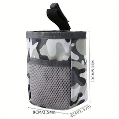 Pet Mini Outdoor Training Bag Dog Snack Bag Camo Pattern