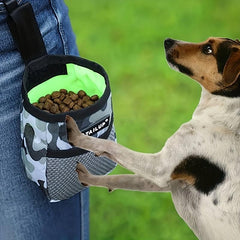 Pet Mini Outdoor Training Bag Dog Snack Bag Camo Pattern